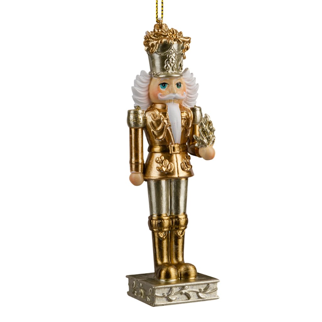 

Елочная игрушка Erich Krause Decor. Щелкунчик в мундире золотой 64507