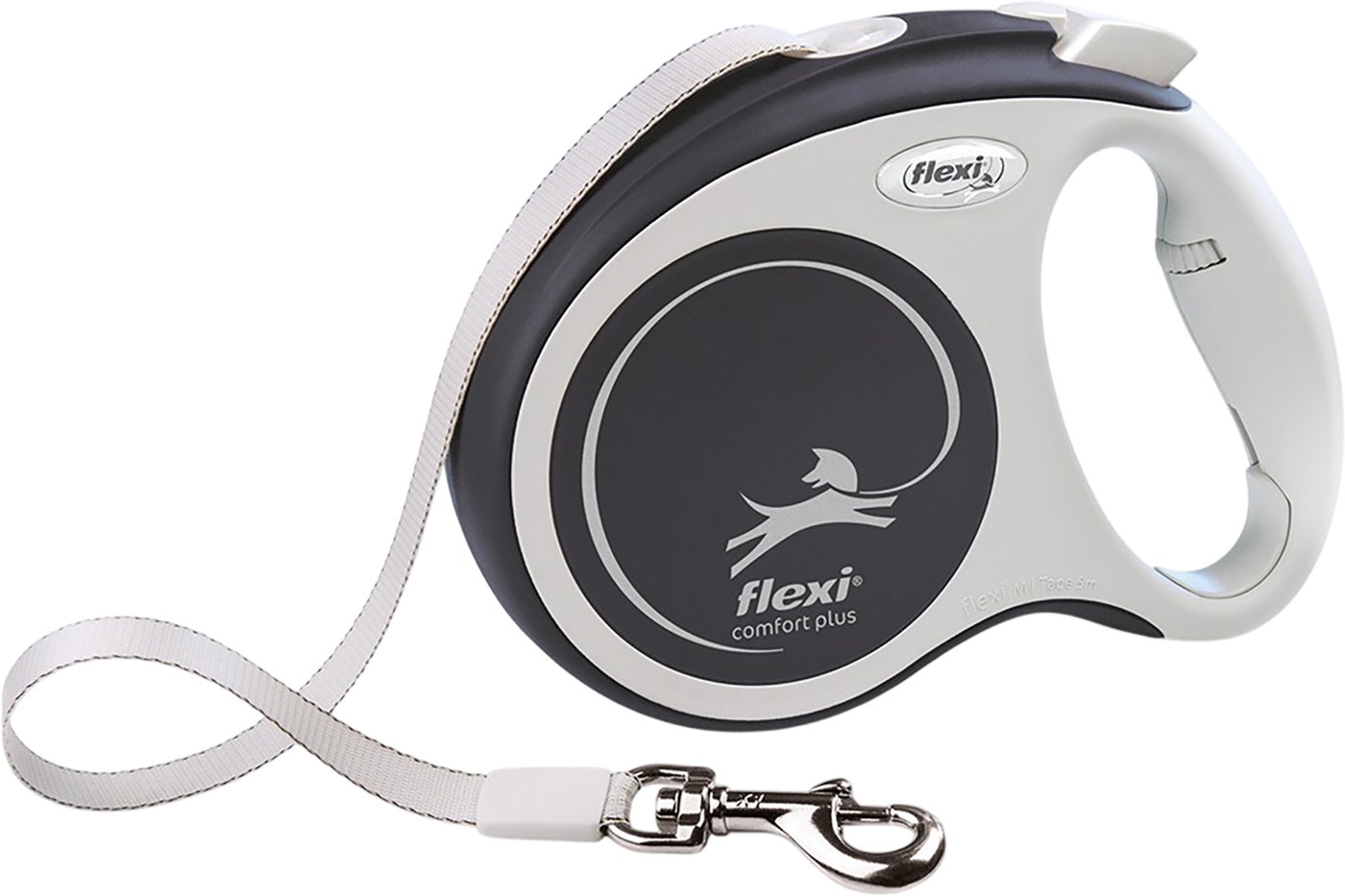 Поводок-рулетка Flexi Comfort Plus Tape (L, 5м, Anthracite)