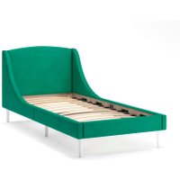 Кровать MONOFIX Лотти 90x200 (микровелюр/зеленый)