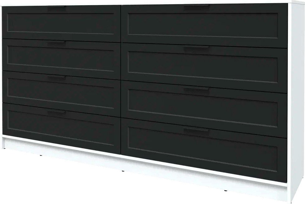 

Комод Интерлиния Концепт Тренд КТ-К197 (белый платинум/черный)