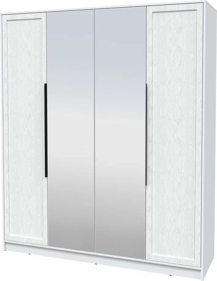 

Шкаф распашной Интерлиния Концепт Тренд КТ-Ш4(з) (белый платинум/дуб полярный)