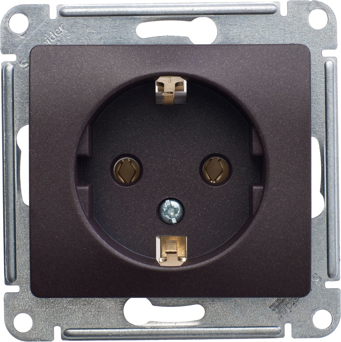 

Розетка Schneider Electric Glossa GSL000843 (шоколад)
