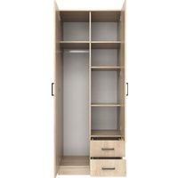 Шкаф распашной Mio Tesoro Хюгге 2D2S Z (дуб сонома)