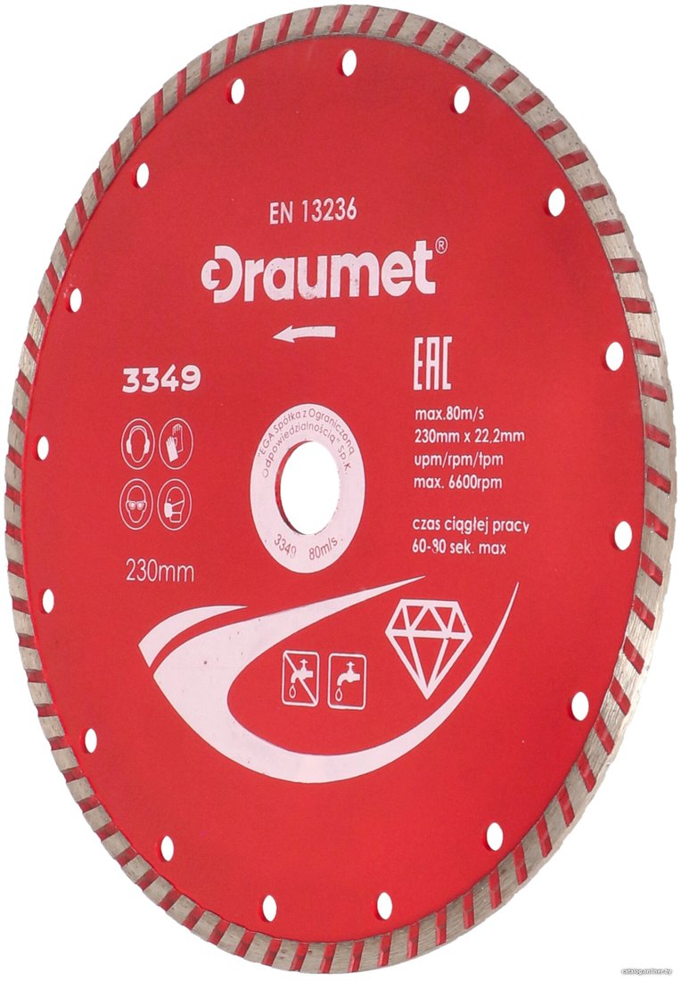 Отрезной диск алмазный  Draumet 3349