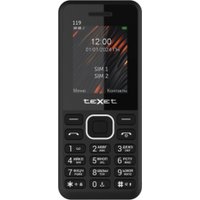 Кнопочный телефон TeXet TM-119 (черный)