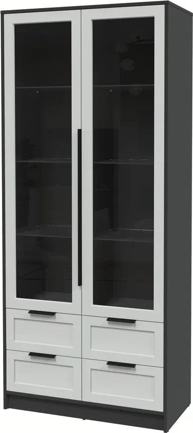 

Шкаф-витрина Интерлиния Концепт Тренд КТ-ШВ2 (антрацит/грей)