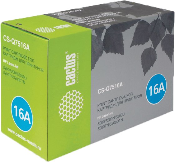 

Картридж CACTUS CS-Q7516A (аналог HP Q7516A)