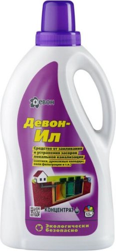 Жидкость для септиков и выгребных ям Девон Девон-Ил 1.5 л