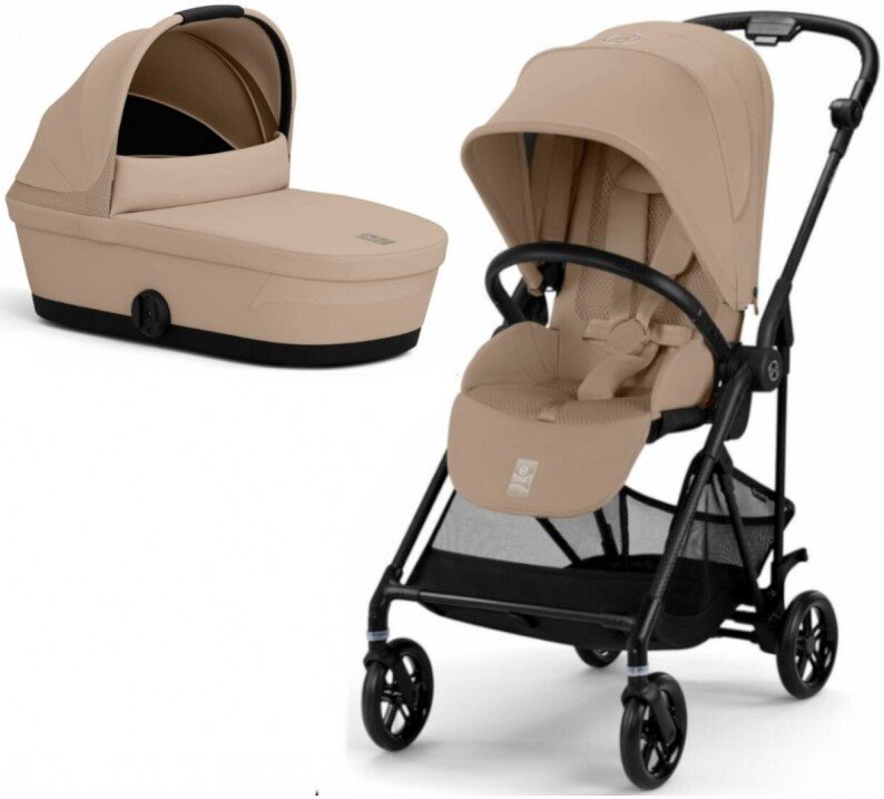 

Универсальная коляска Cybex Melio Carbon (2 в 1, almond beige)