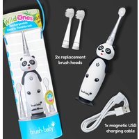 Электрическая зубная щетка Brush-Baby WildOnes Panda