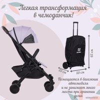 Коляска прогулочная «книга» Farfello Easy Go Comfort (светло-серый)