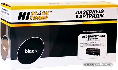 Картридж Hi-Black HB-Q5949A/Q7553A (аналог HP Q5949A/Q7553A, Canon 715)