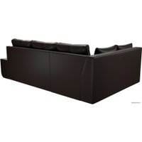 Угловой диван Mebelico Амадэус 109703 (левый, экокожа, коричневый)