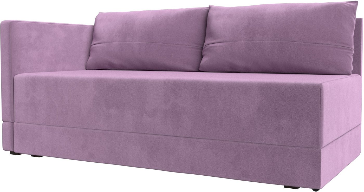 

Тахта Лига диванов Никас левый 118412L (микровельвет, сиреневый)