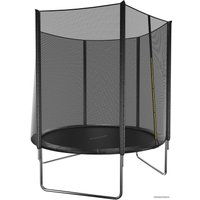 Батут GetActive Jump 6ft - 183 см с сеткой (черный)