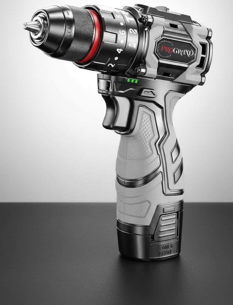 Ударная дрель-шуруповерт ProGrand Ds-60 (с 2-мя АКБ, кейс)