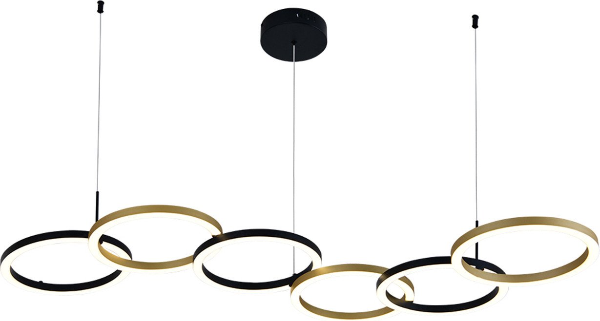 

Подвесная люстра Indigo Light Anello 14034/A/6P V000213L (черный)