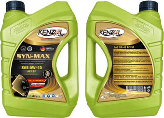 Моторное масло Kenzol Syn-Max SAE 5W-40 API SP Dexos 1 4л