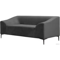 Диван Brioli Тони двухместный (V4/темно-серый)