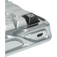 Клавиатура Gravastar Mercury V60 Pro Deluxe Edition Chrome Silver (GravaStar UFO Magnetic)