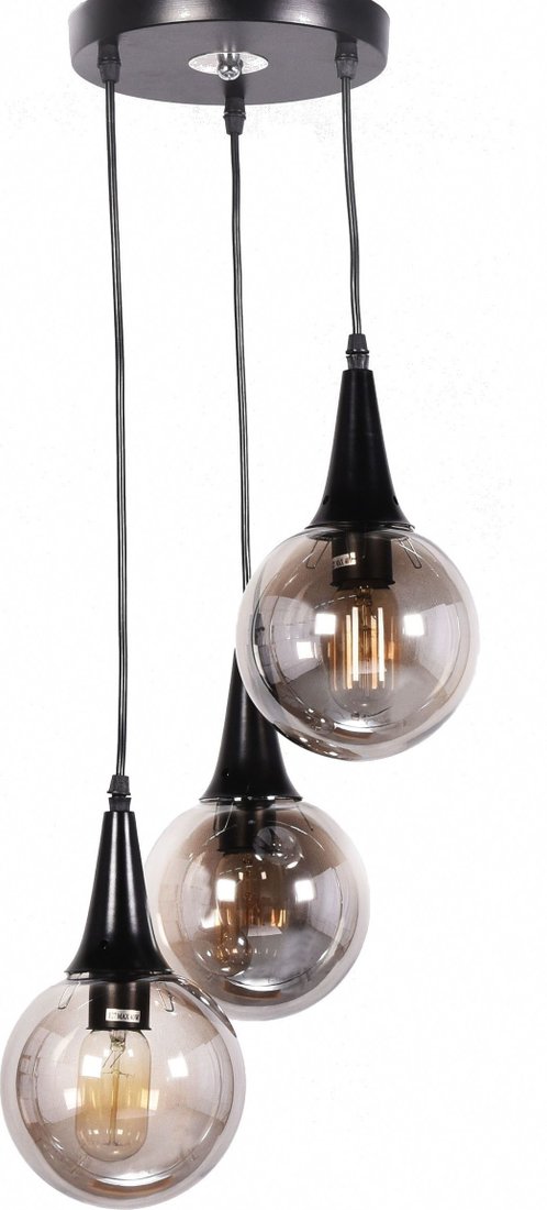 

Подвесная люстра Lumina Deco Rocherro LDP 11191-3 BK