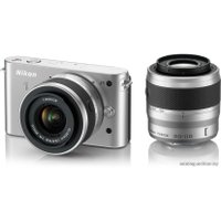 Беззеркальный фотоаппарат Nikon 1 J1 Double Kit 10-30mm + 30-110mm