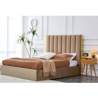 Кровать Halmar Palazzo 160x200 (бежевый/золотой)