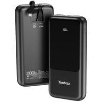 Внешний аккумулятор Yoobao 20S 20000mAh (черный)