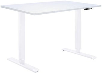 Стол с регулировкой высоты ErgoSmart Manual DESKFIT DF100 1200х650х25 мм (Ясень Тронхейм/белый)