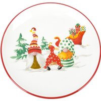 Блюдо DolomitE Рождественские гномы N2521166