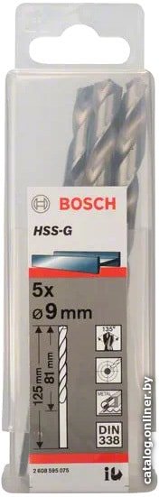 Набор сверл Bosch 2608595075 (5 предметов)