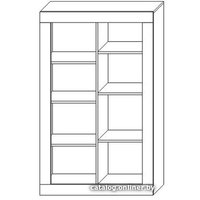 Шкаф распашной КМК Мебель 1Д Лондон 0467.5 (оникс/битон пайн светлый) в Барановичах