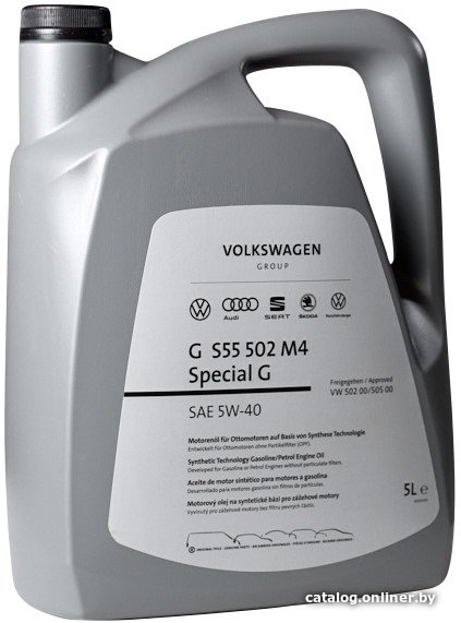 Моторное масло AUDI/Volkswagen Special G 5W-40 5л GS55502M4