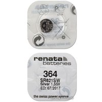 Батарейка Renata SR364/SR621SW/AG1 1.55V 22mAh 6.8x2.1mm
