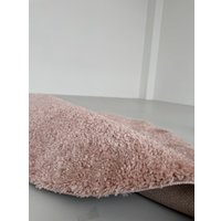 Ковер для жилой комнаты LAXMI Fluffy 01 круг (2.4x2.4, Blush)