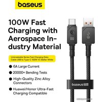 Кабель Baseus Unbreakable Series USB Type-A - USB Type-C (1 м, черный)