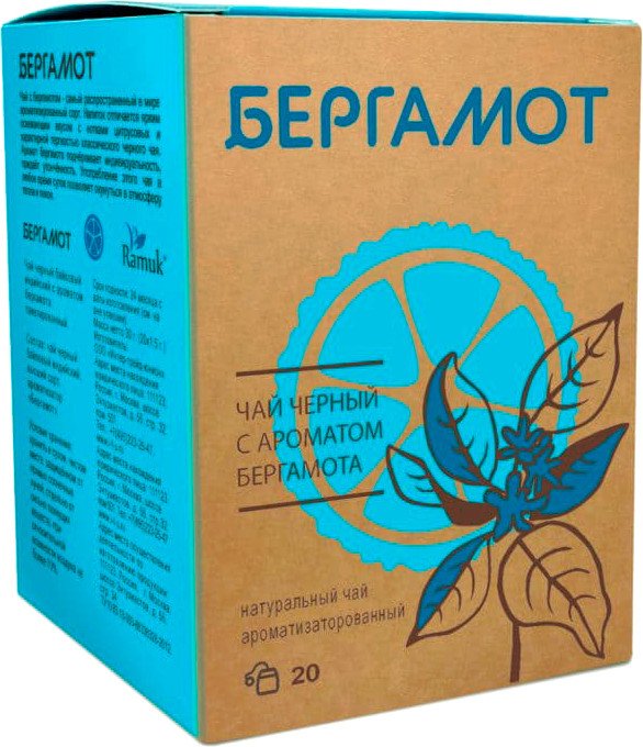 

Черный чай Ramuk Favorit Бергамот 20 шт