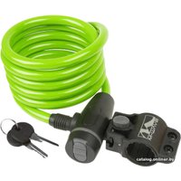 Тросовый велосипедный замок M-Wave S 10.18 (зеленый)