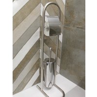 Держатель для туалетной бумаги и ершика Caspian 90027