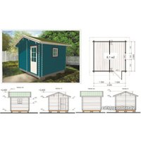 Русская баня Банилюкс Б-9 3x2.8 м