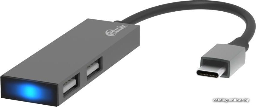 USB-хаб Ritmix CR-4201 Metal