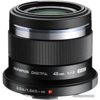 Объектив Olympus M.Zuiko Digital ED 45mm F1:1.8 (черный)