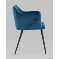 Стул Stool Group Джоэл с подлокотниками vd-joel-b29 (велюр синий)