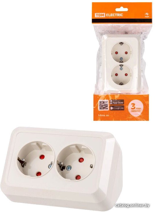 Розетка TDM Electric Ладога SQ1801-0243 (слоновая кость)