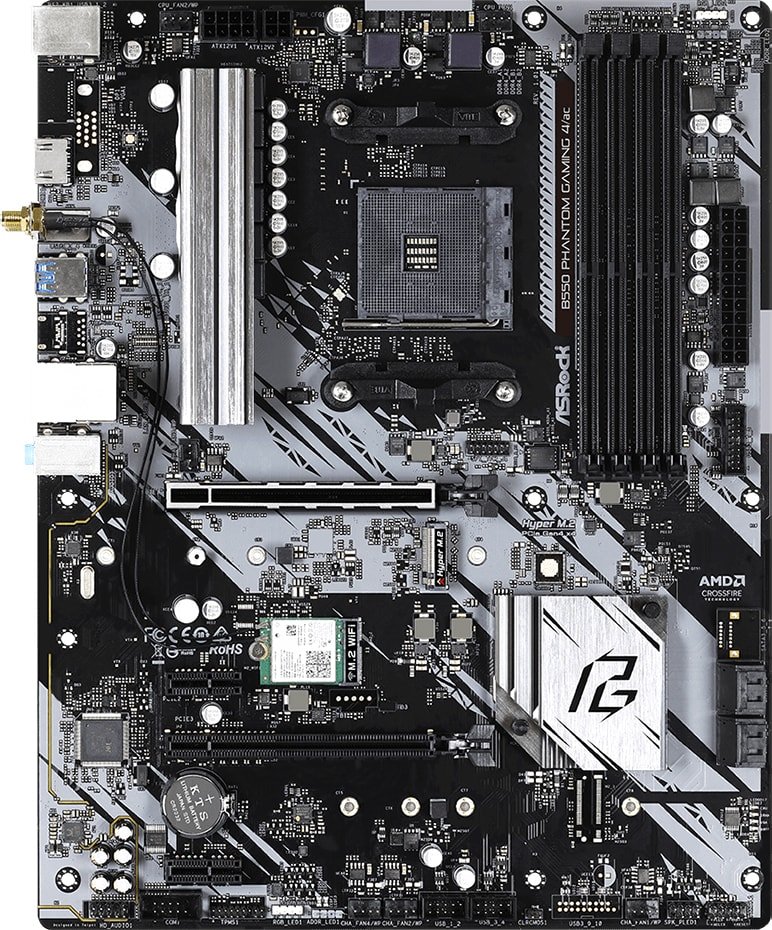 

Материнская плата ASRock B550 Phantom Gaming 4/ac