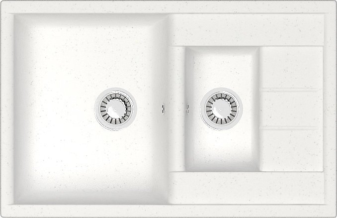 

Кухонная мойка MARRBAXX Карельский камень модель 210/G31 (белый)