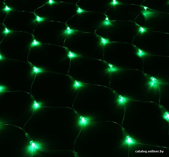 Гирлянда световая сетка Luazon Led-120 (1x0.9 м, зеленый) [187206]