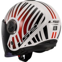 Мотошлем LS2 OF620 Classy Cool (M, белый/красный)