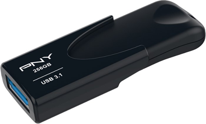 

USB Flash PNY Attache 4 256GB (черный)