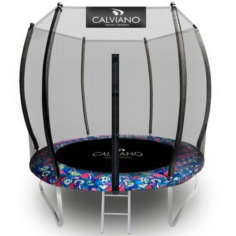 

Батут Calviano Outside Master Smile 252 см - 8ft (внешняя сетка, с лестницей)
